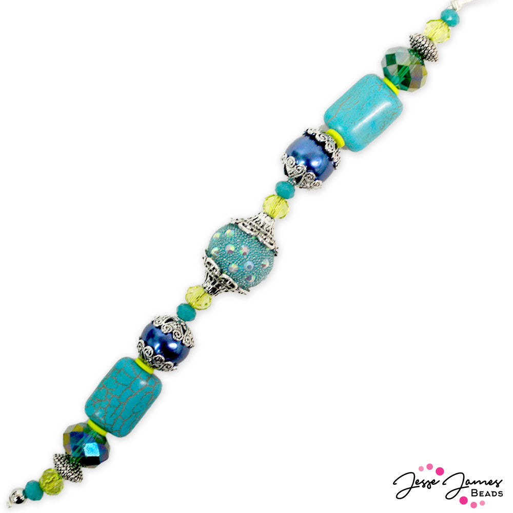 Bead Strand in Pretty AS A Peacock