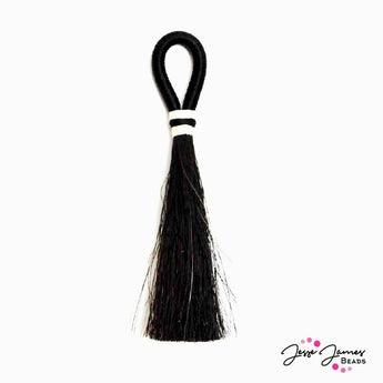 Mane and Magic Horse Hair Tassel in Black