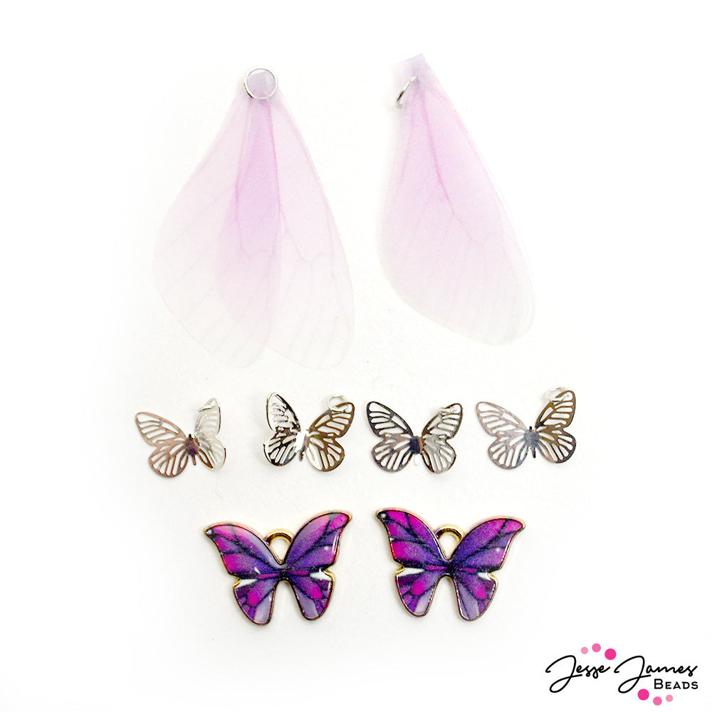 MMBB VIP Fluttering Butterfly Charm Set