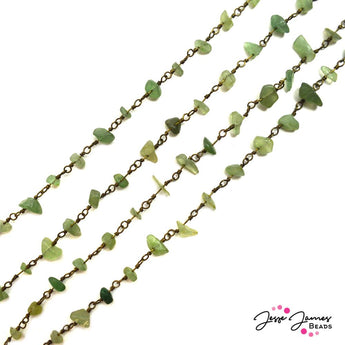 Moss Stone Chip Chain