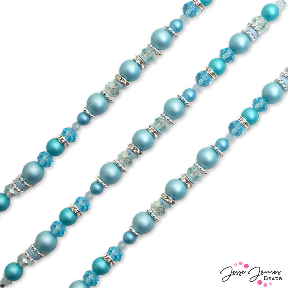 Pantone Pearl Bead Strand in Waterspout