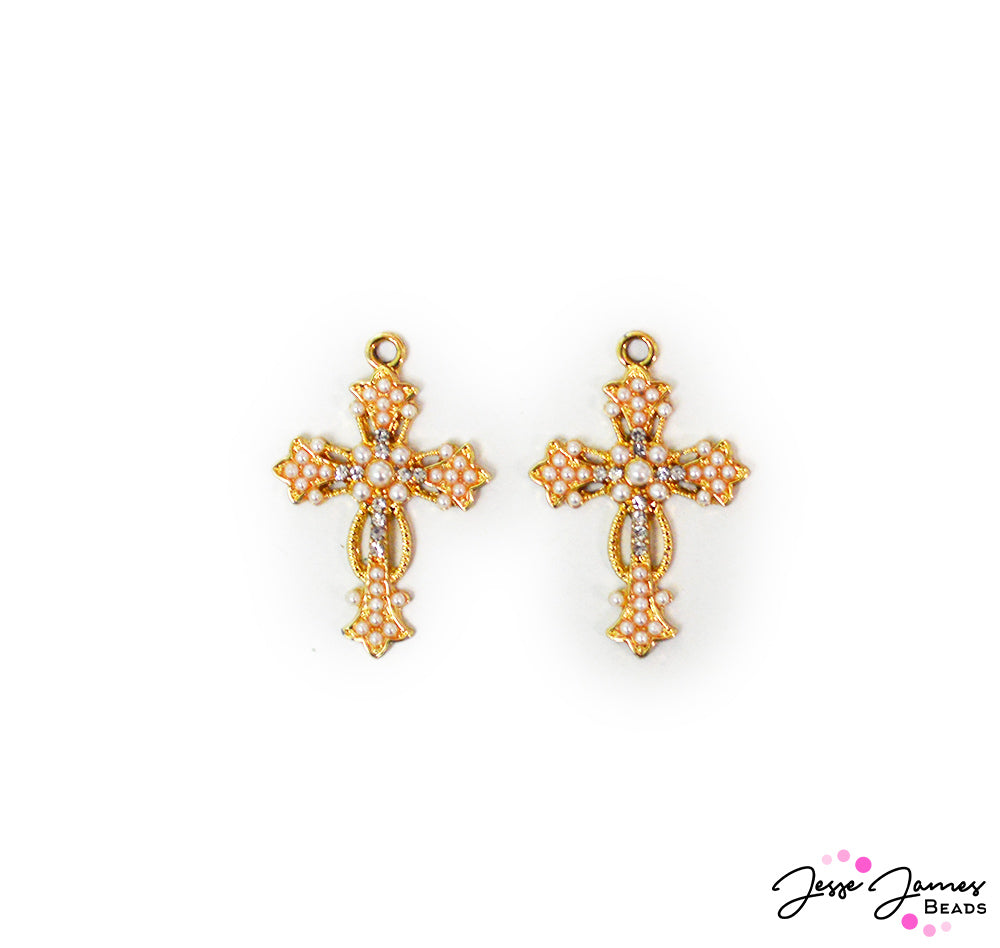 JJB Renaissance Pendant Pair in Royal Cross