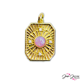 JJB Allures Pink Opal Pendant