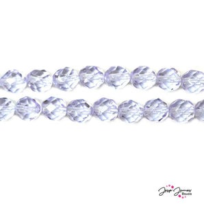 Purple Lilac 8MM Fire Polish Czech Beads