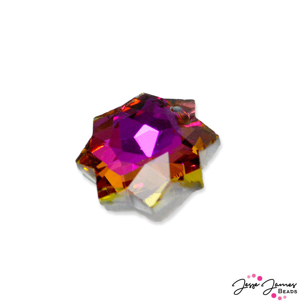 Multi-color glass adds a stylish edge to any DIY statement piece. Rhinestone Sparkle Glass are great for wine glass charms or charm bracelets! Measures 20mm x 18mm x 7mm. Sold in 1 pendant per order.