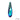 Rhinestone Sparkle Glass Abstract Pendant in Ocean Waves