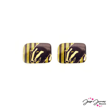 School Of Magic Loyal Badger Bead Pair