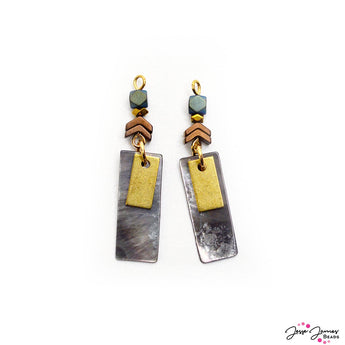 Slate Charm Pair