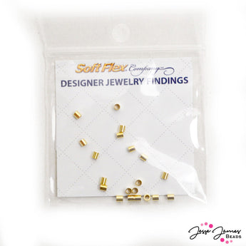 Soft Flex Crimps in Gold