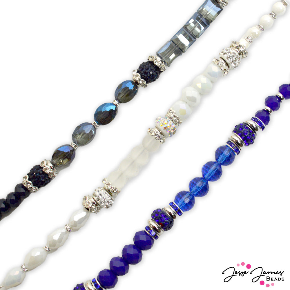 Team Colors Bead Strand Trio in Dallas Jesse James Beads