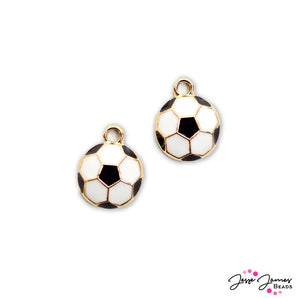Team Colors Soccer Charm Pair