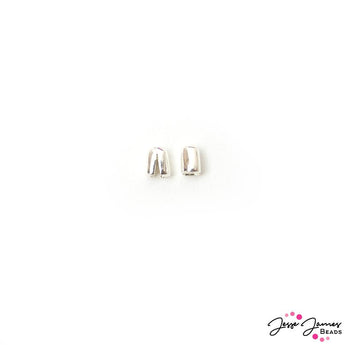 SilverSilk Terminator End Caps in Silver Plated Brass