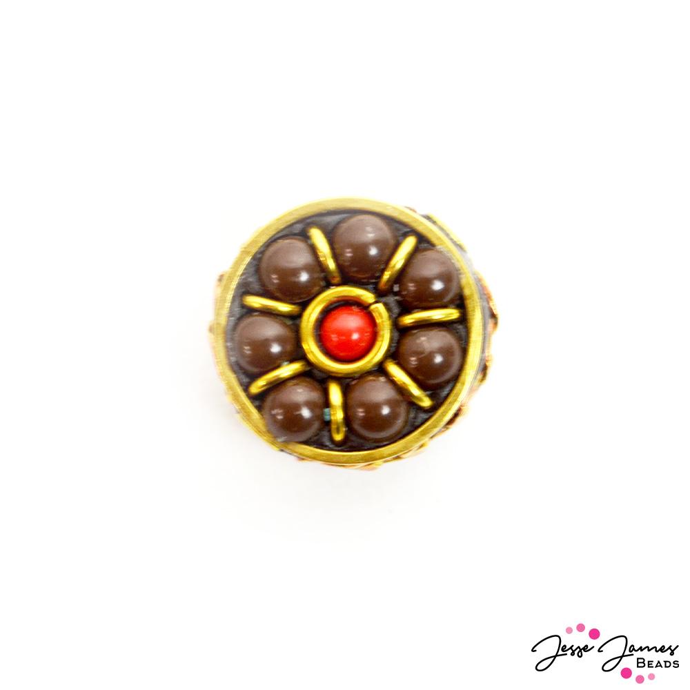Tibetan Focal Bead in Climbing Mount Everest