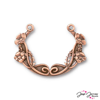TierraCast Poppy Festoon Link in Antique Copper