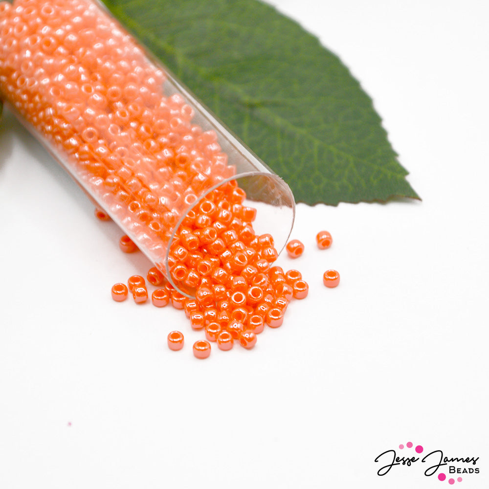TOHO 11/0 Seed Beads in Mandarin Orange