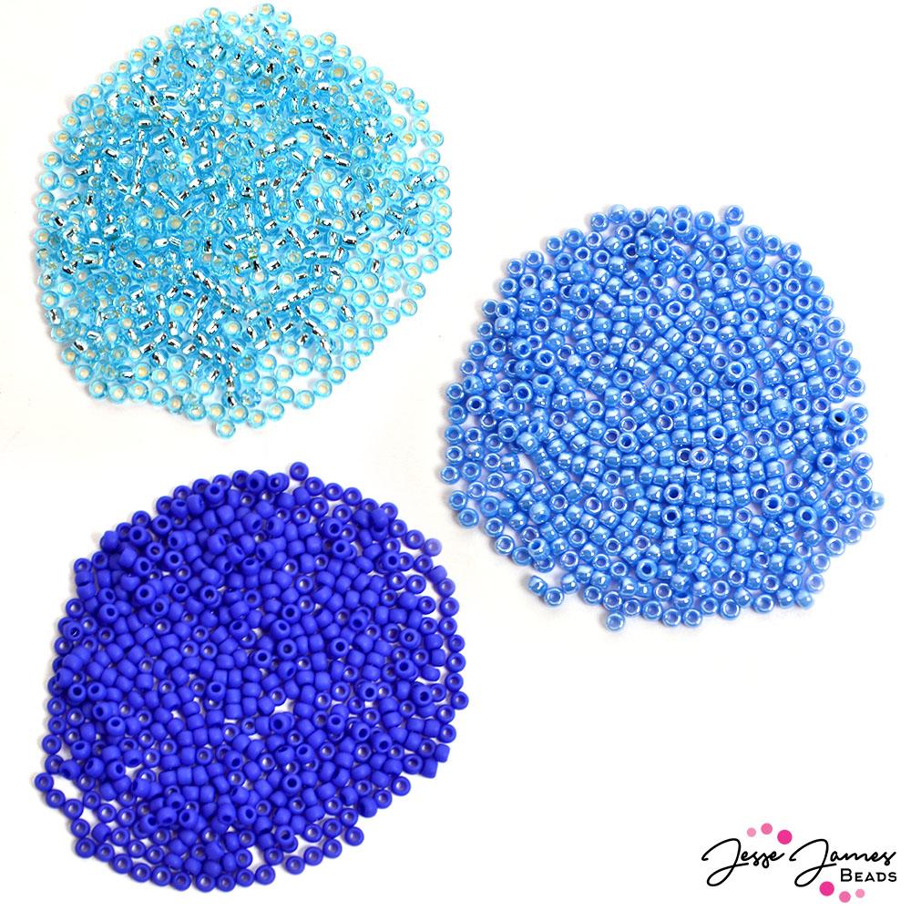 Toho 11/0 Seed Bead Mix in Ocean Waves - Jesse James Beads