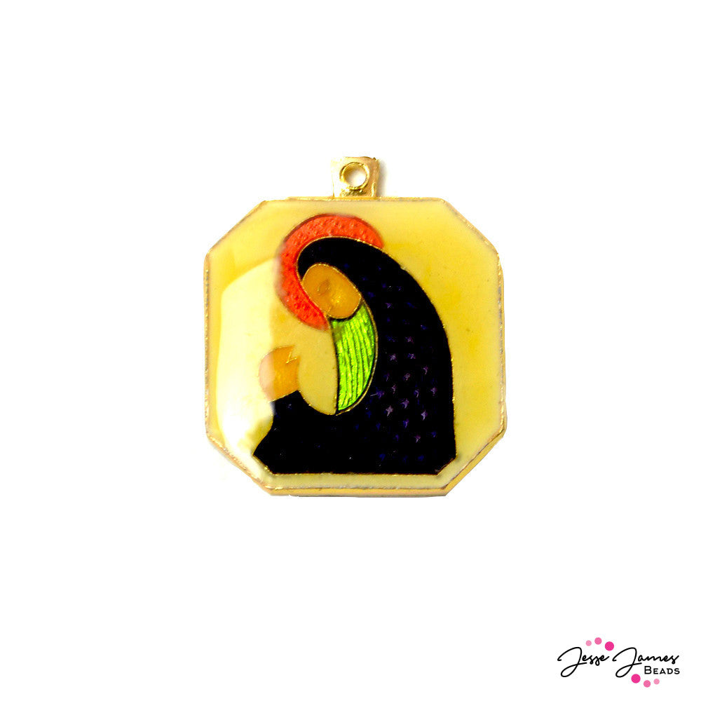 Pendant Vintage Japanese Horoscope - Virgo