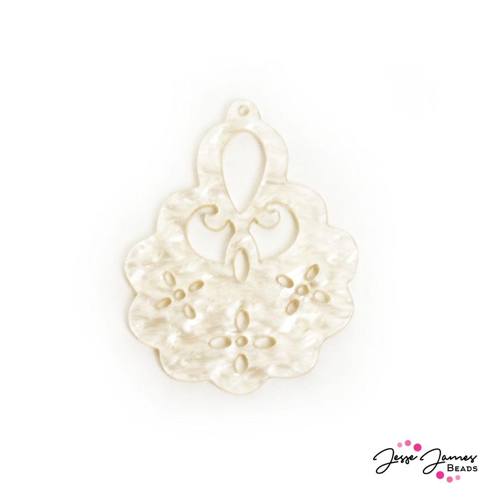 Mother of Pearl Acrylic Pendant