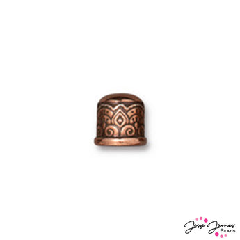 Winter Workshop TierraCast Temple Cord End Pair in Copper