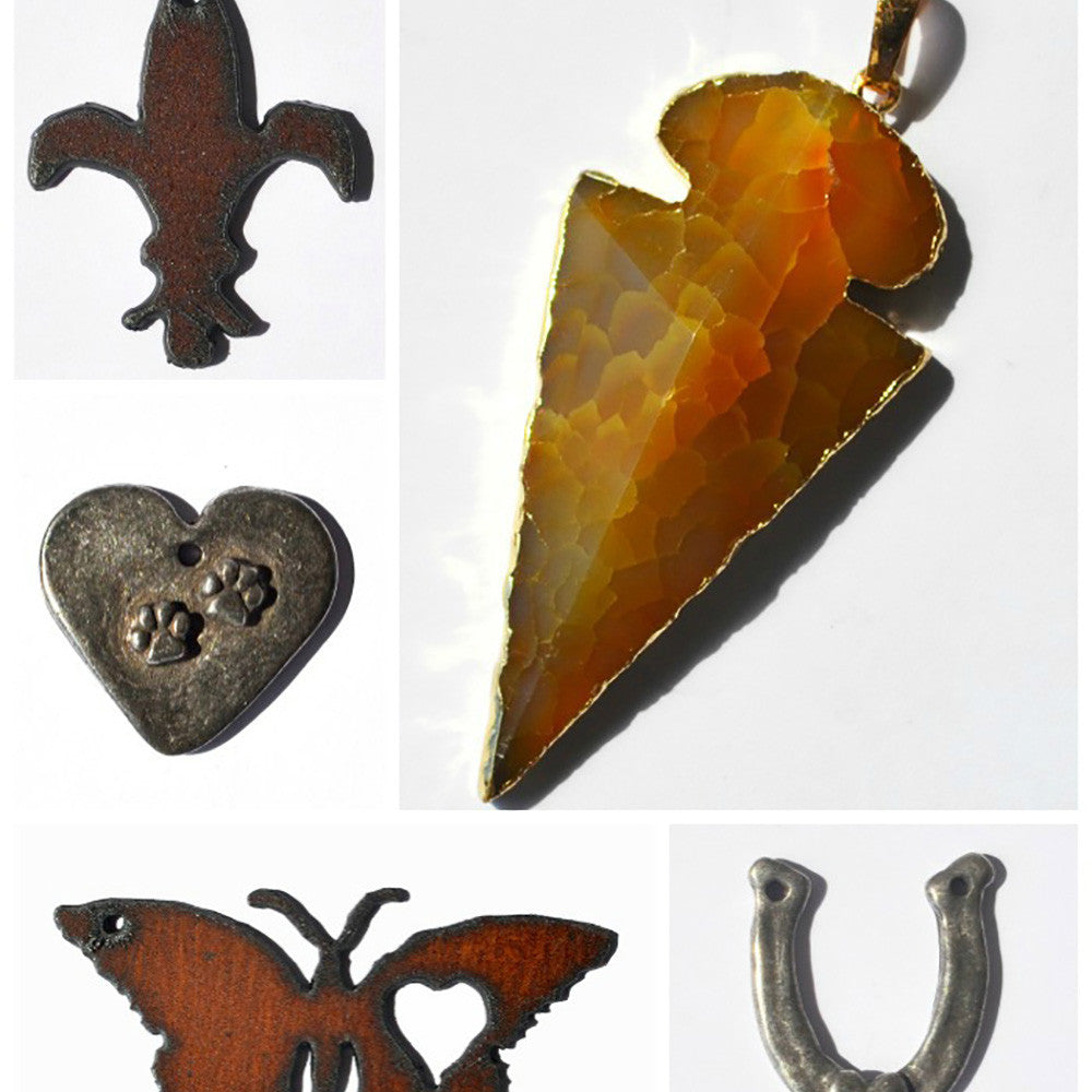 New Pendants for Rustic Jewelry Making