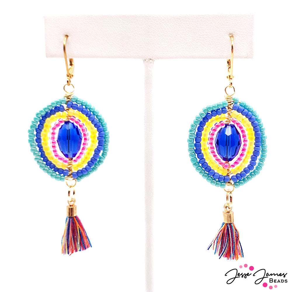 How-To Jewelry Tutorial: Rainbow Love Earrings