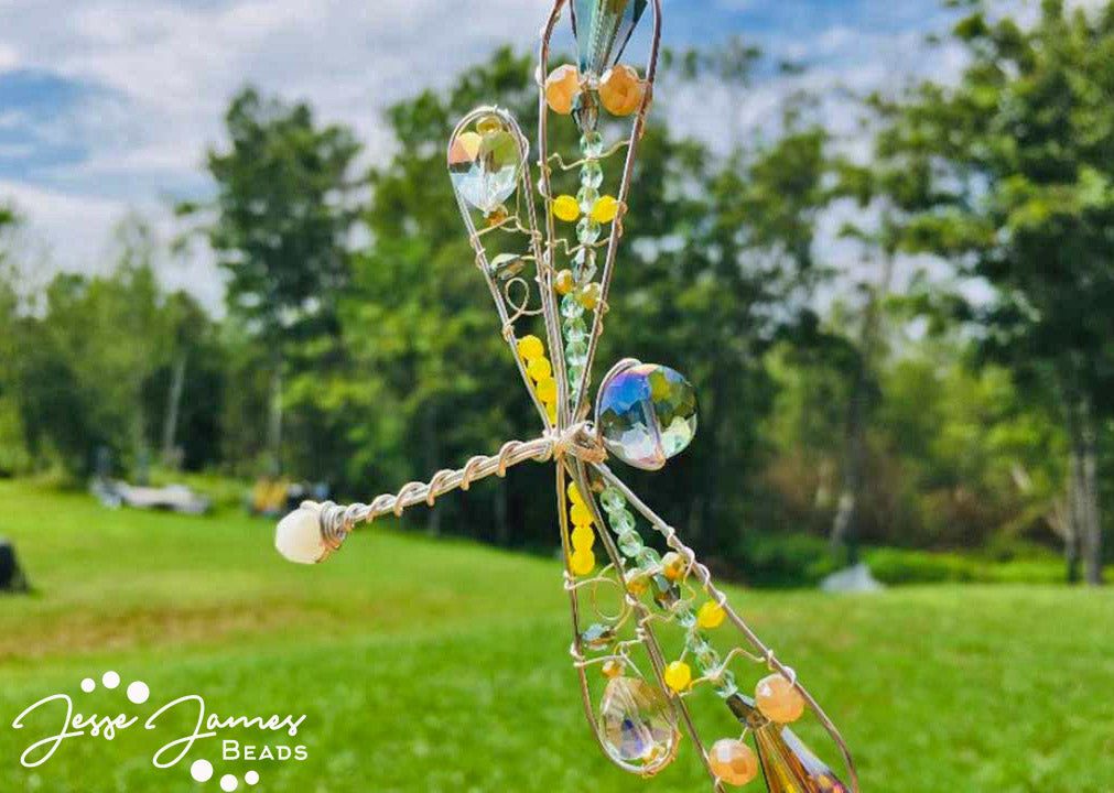 Dragonfly Sun Catcher with Twisted Phish (Shelley Penney)