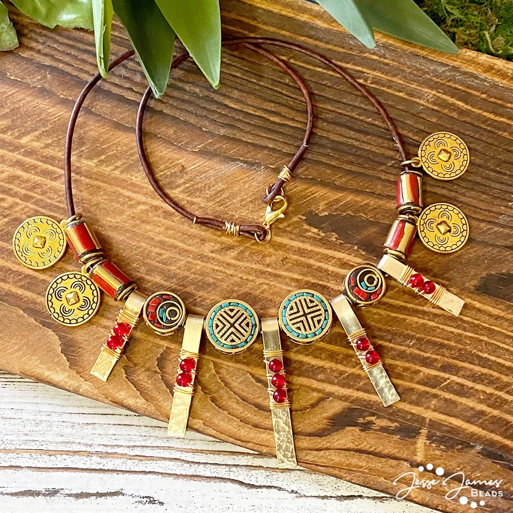 How-to Jewelry: Tibetan Christmas Necklace