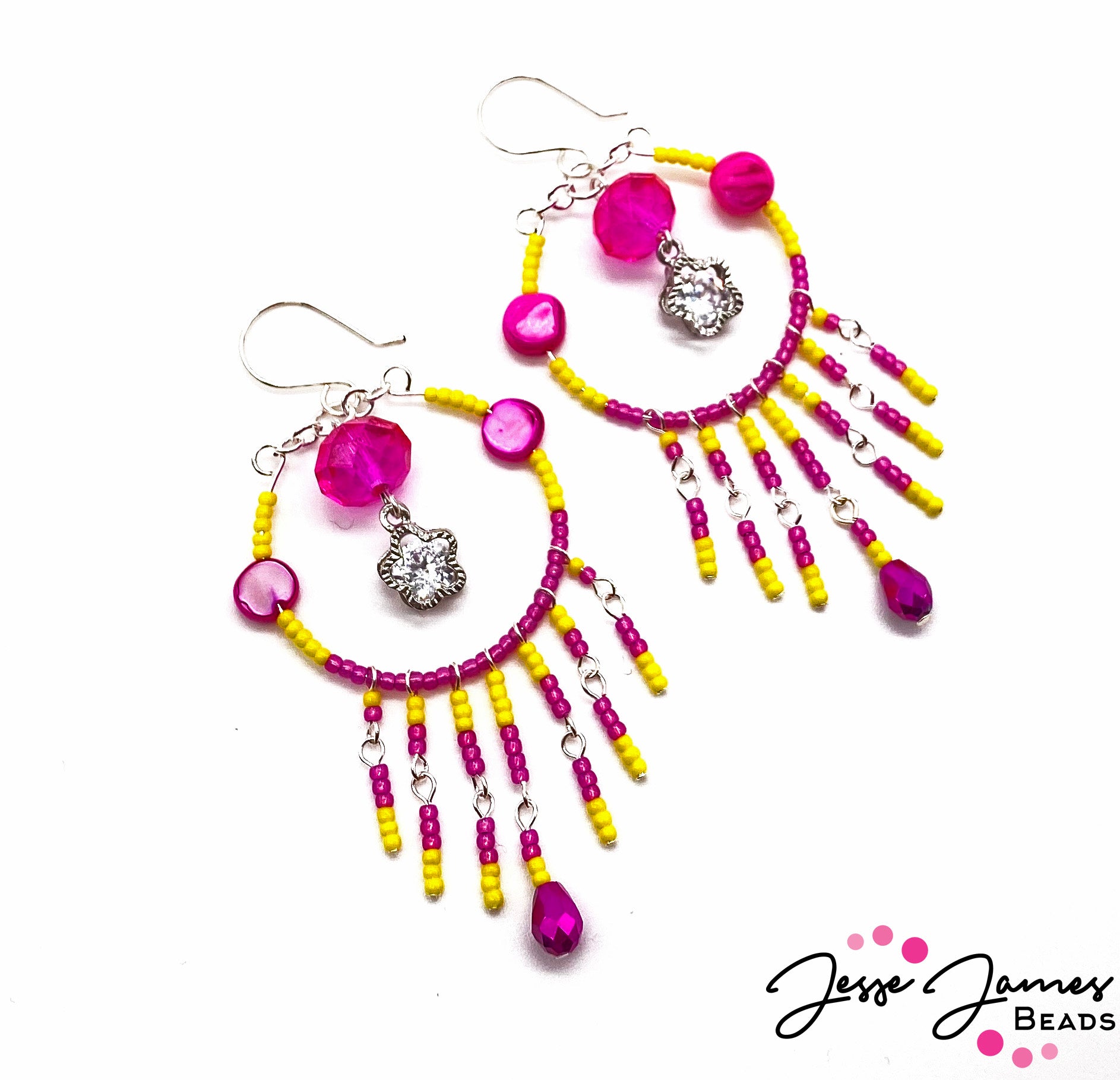 How-To Jewelry Tutorial The Electric Lemonade Earrings