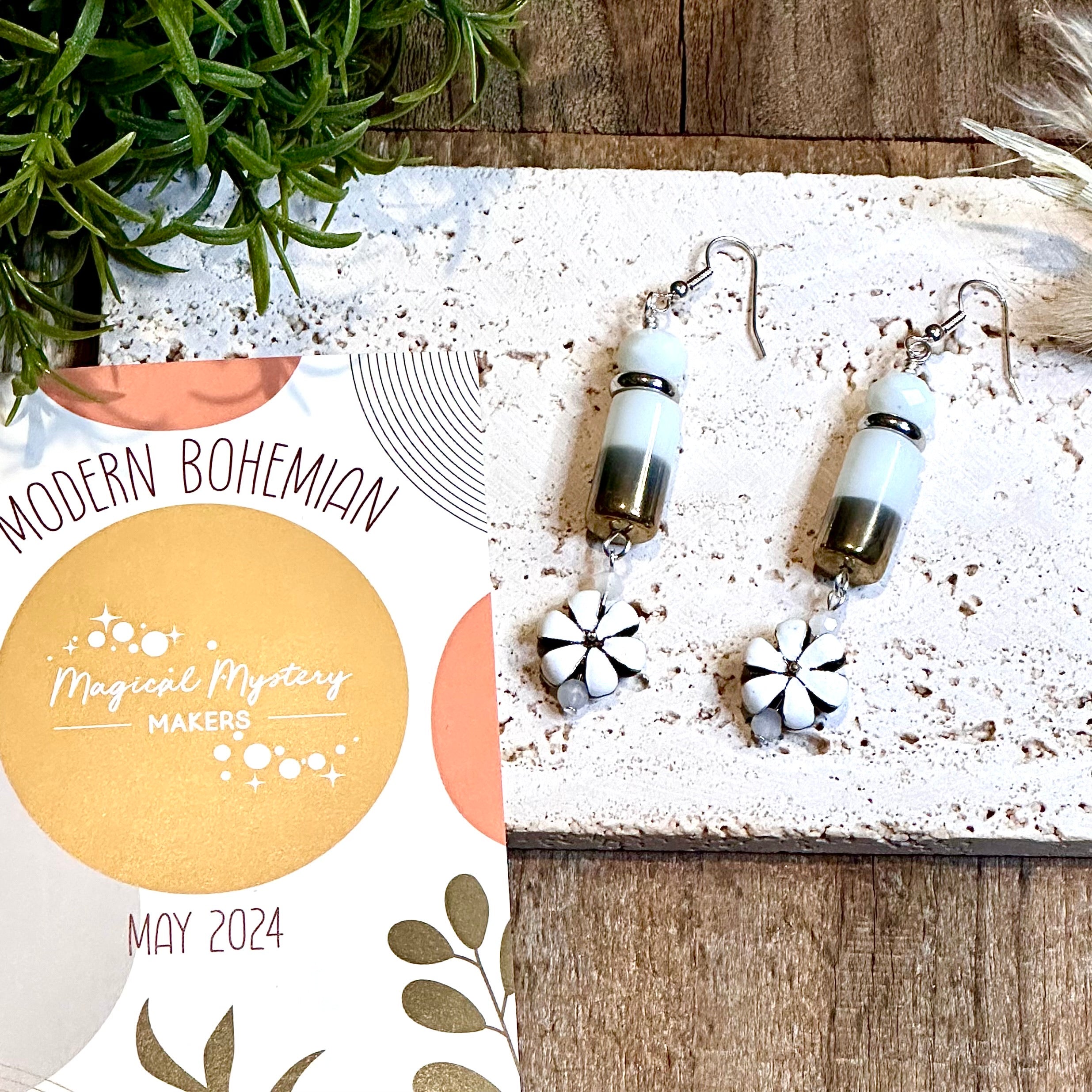 May Magical Mystery Bead Box: Bohemian Earrings!