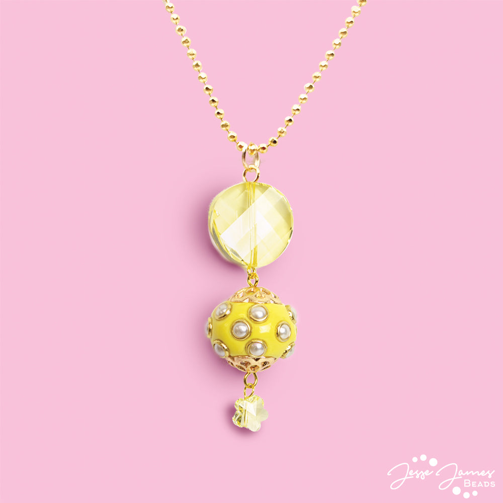 How-To Jewelry Tutorial: Sunshine Day Pendant