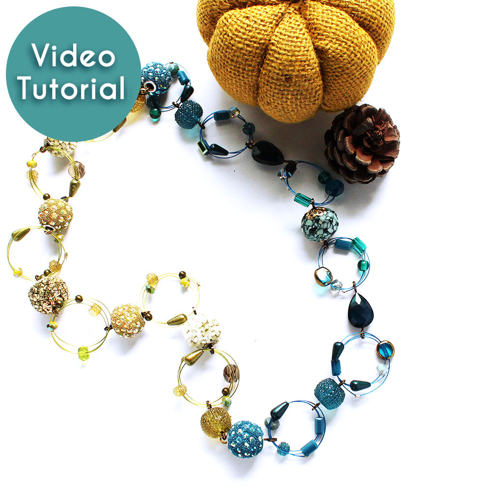 How-To Video: Interstellar Necklace with Beaded Rings