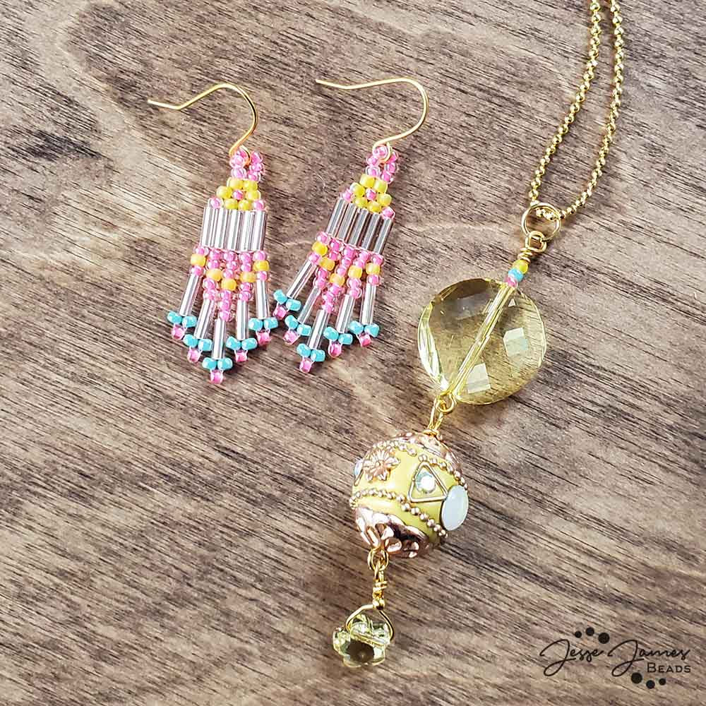 Early Spring Necklace & Earring Set with Randee Brown