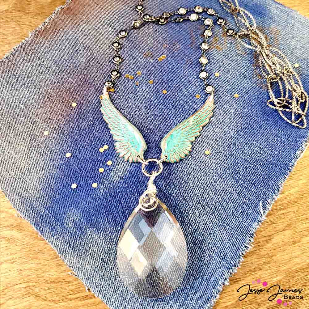 How-To Jewelry: Angel Wing Crystal Necklace Ft. Randee Brown