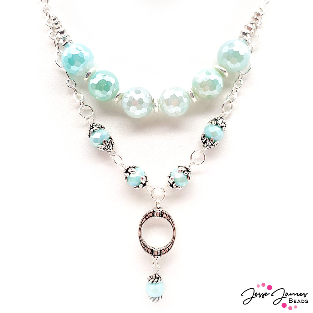 How-To Jewelry Tutorial: Aqua Agate Multi Strand Necklace