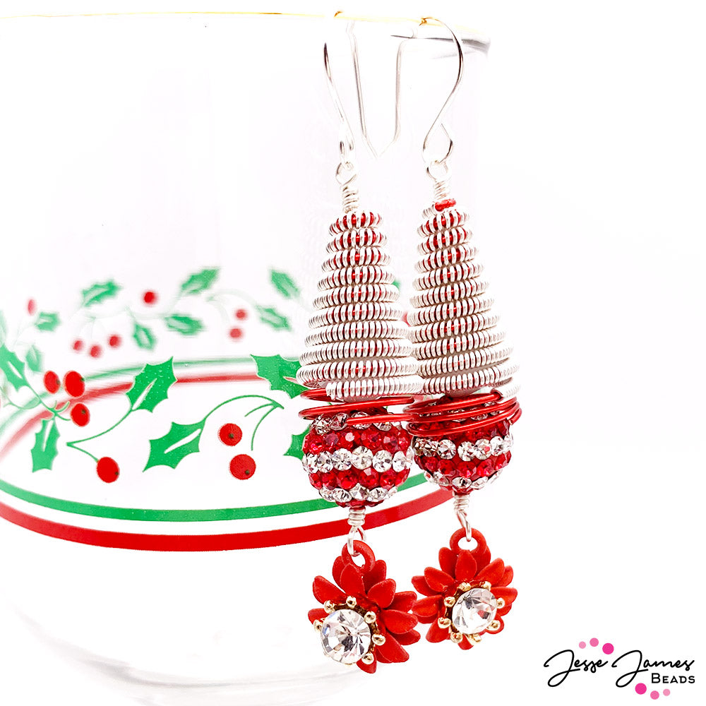 How-To Jewelry Video: Peppermint Party Earrings