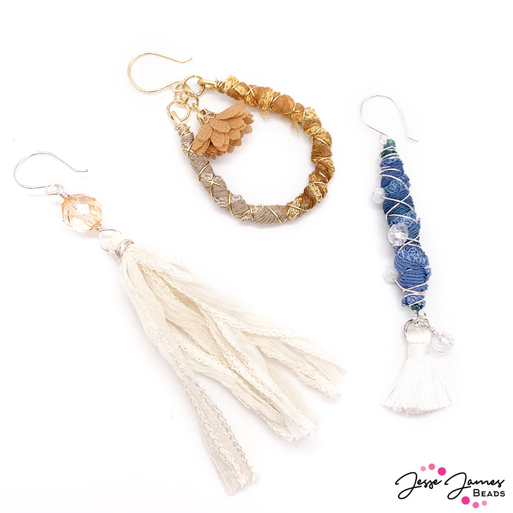 How-To Jewelry Tutorial: Fairy Silk Earrings