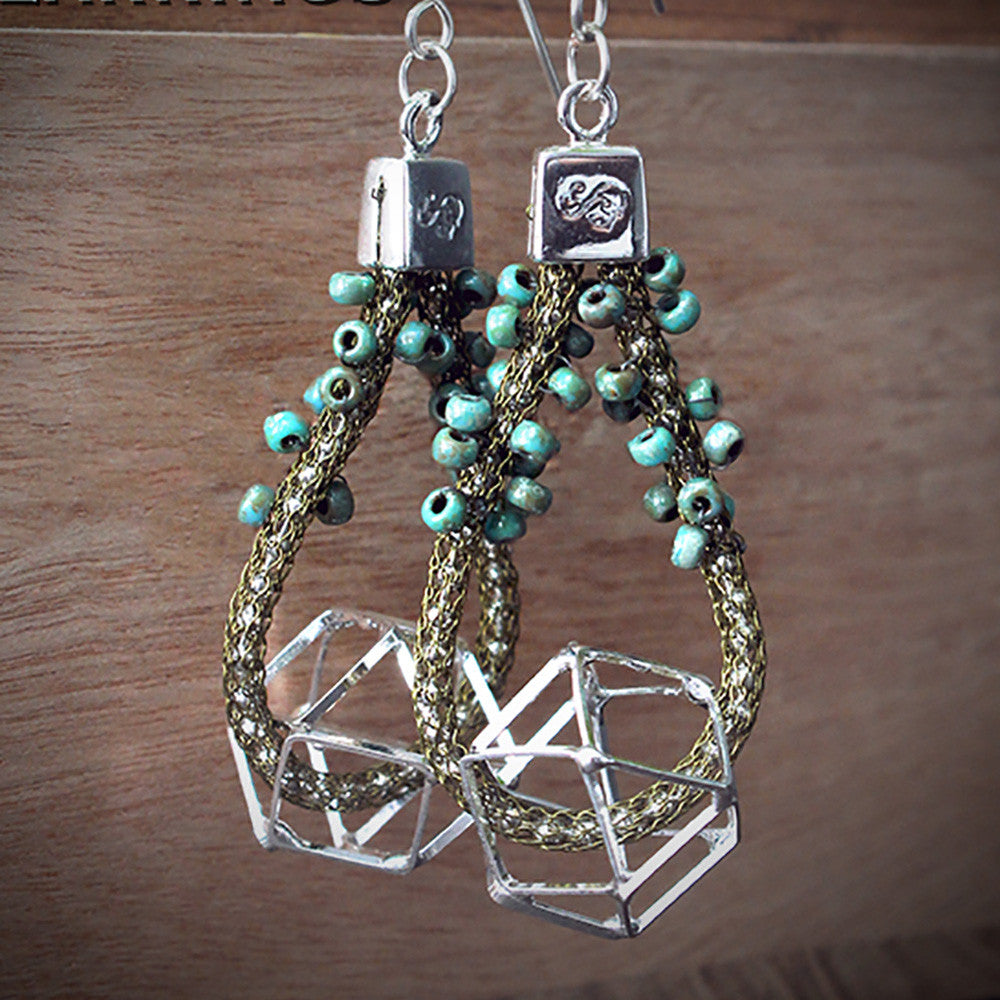 Polygon Perfection - How to Make Geometric Dangle Earrings