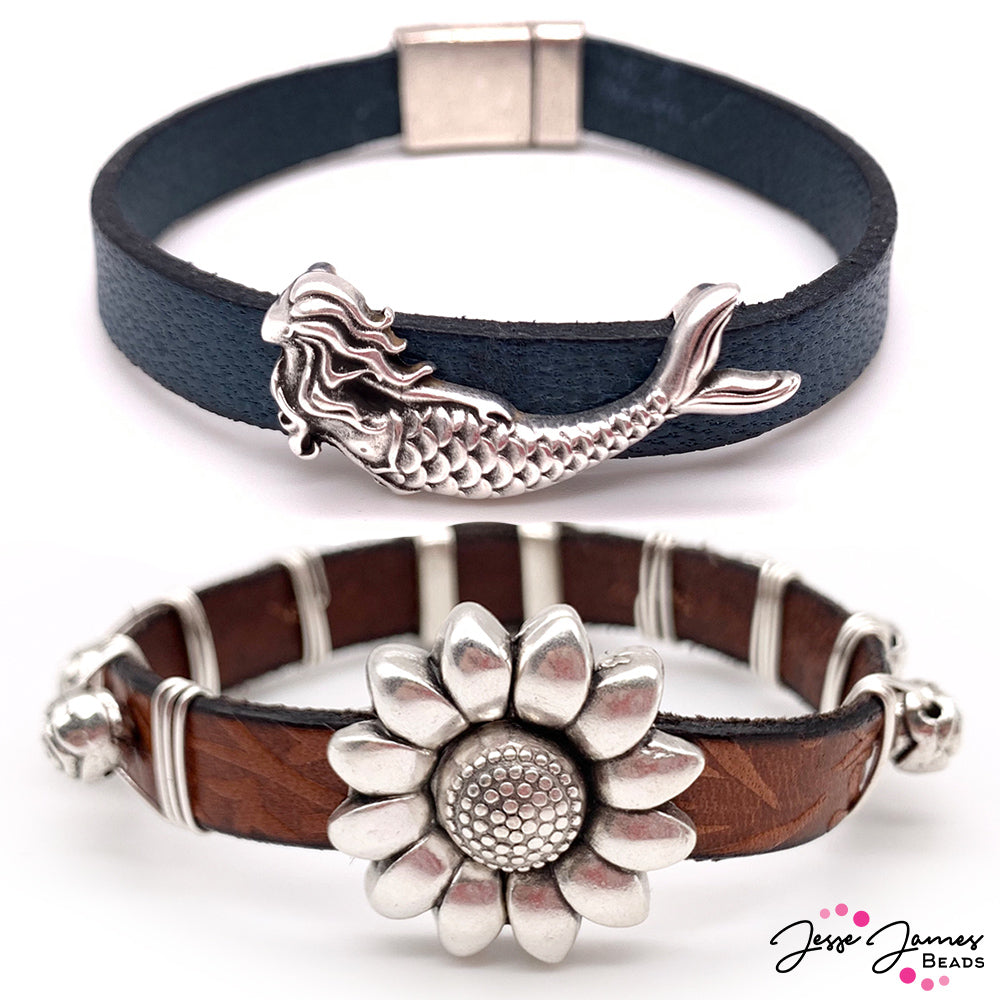 How-To Jewelry Tutorial: Leather Bracelet Party!