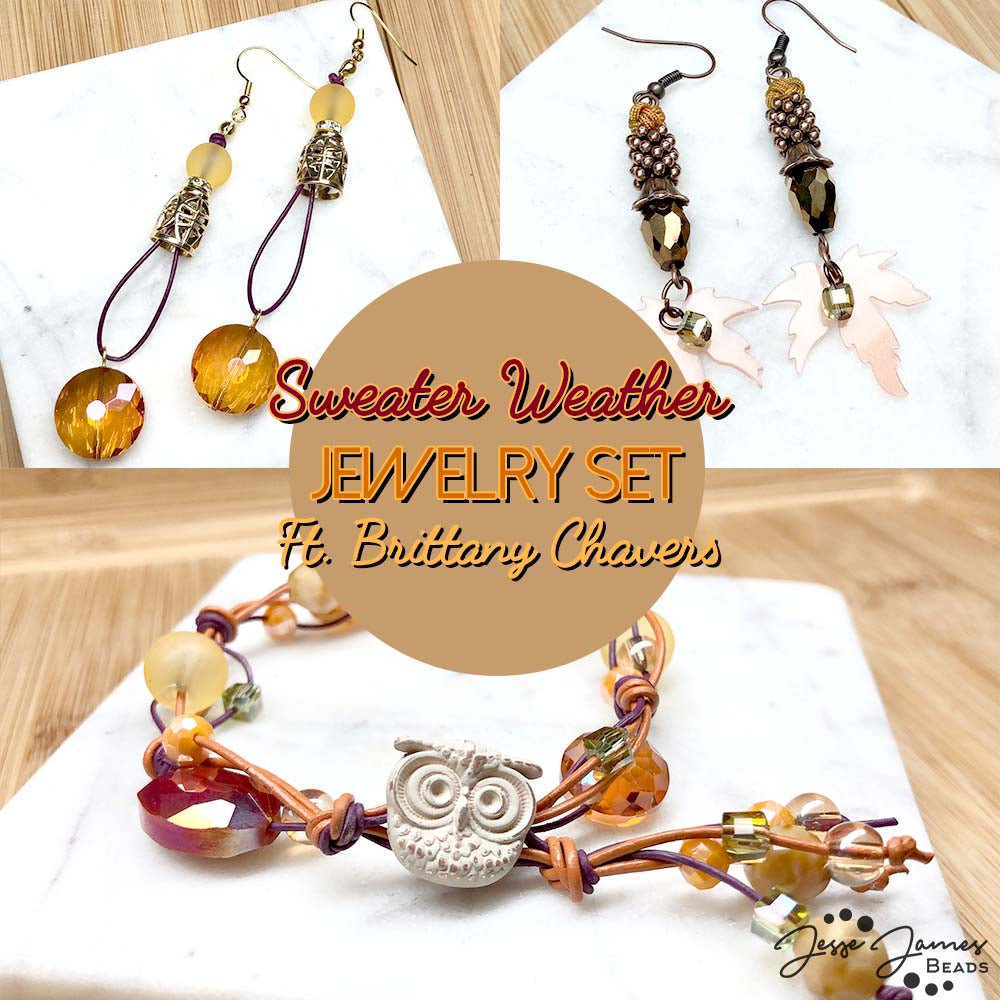 Sweater Weather Bracelet & Earrings Set with Brittany Chavers