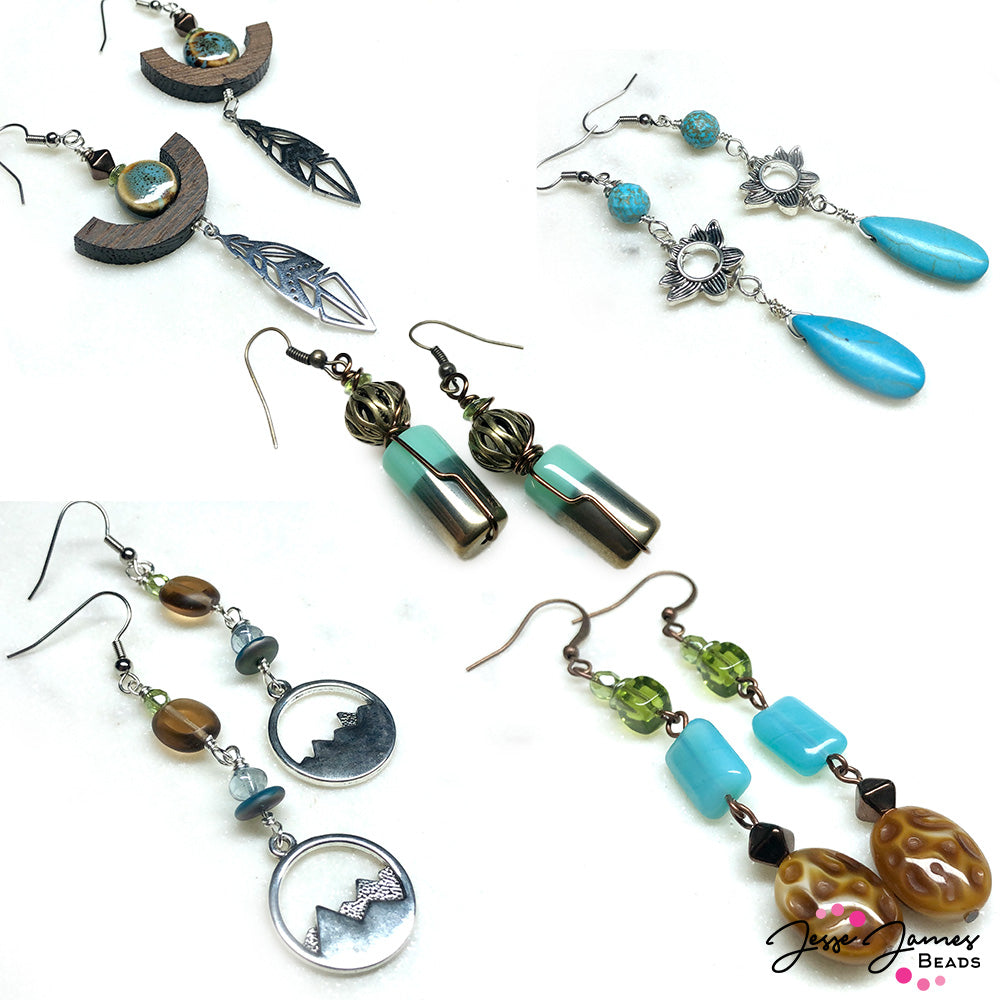 5 Easy Earrings with Magical Mystery Bead Box from JJB and Brittany Chavers