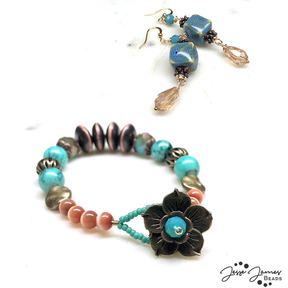 Wanderlust Bracelet & Earring Set with Brittany Chavers