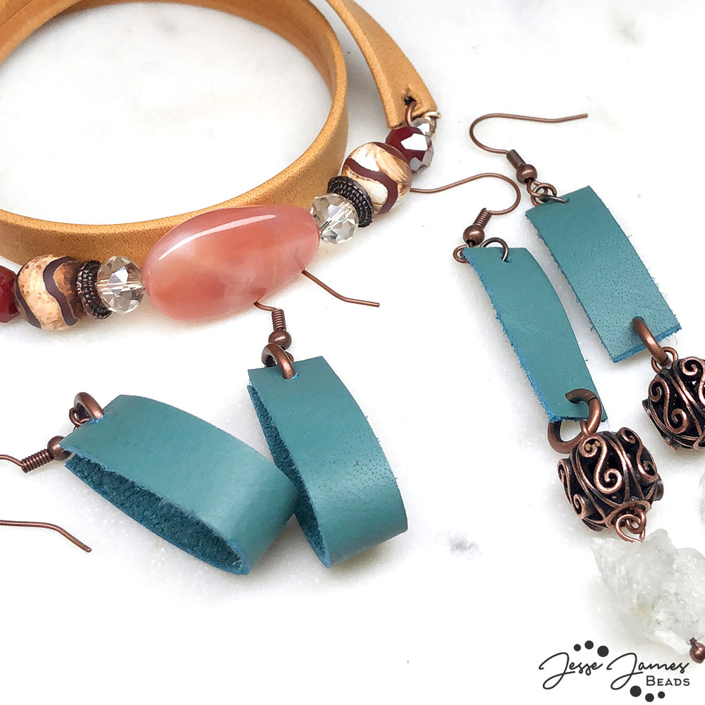 How to Make Flat Leather Jewelry with Brittany Chavers