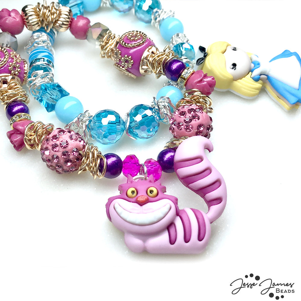 Alice in Wonderland Stretch Bracelets with Brittany Chavers