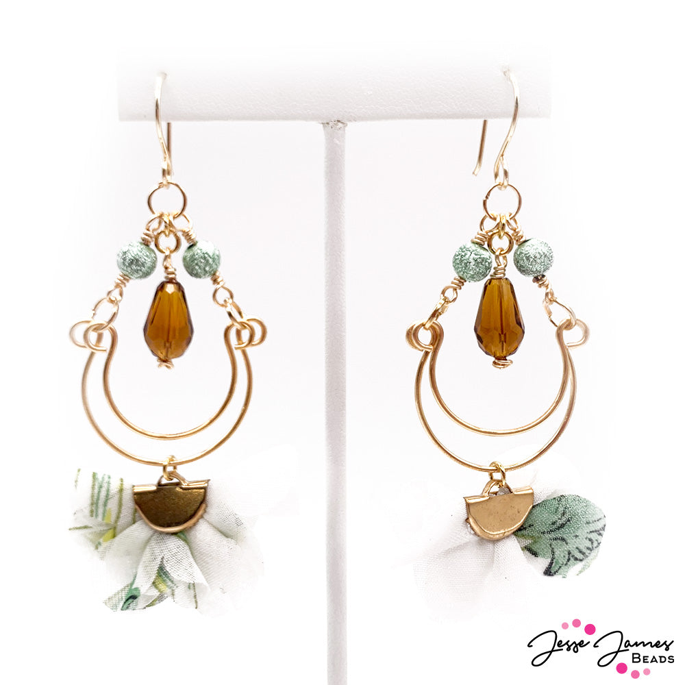 How-To Jewelry Tutorial: Floral Cha Cha Earrings