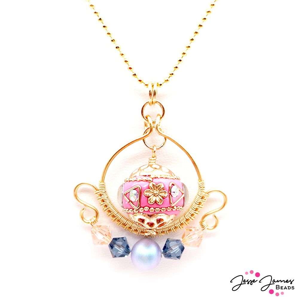 How-To Jewelry Tutorial: Cinderella's Carriage Pendant