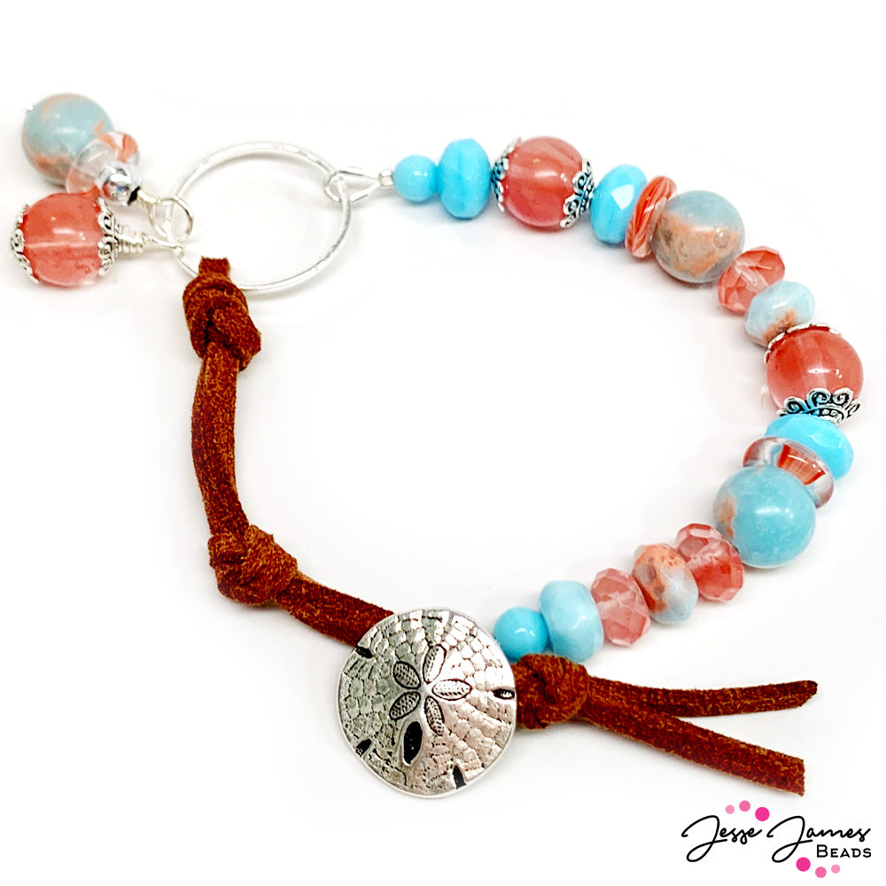 How-To Jewelry Video: Cotton Candy Jasper Bracelet