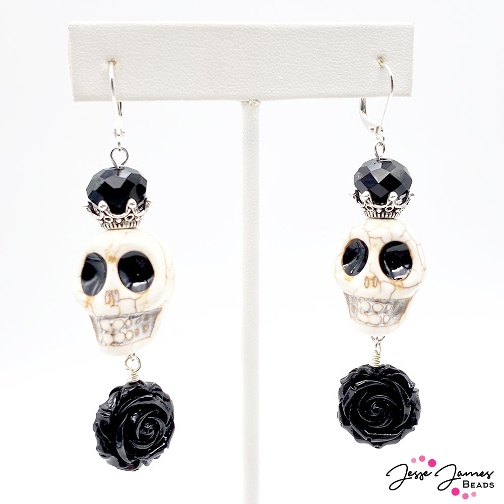 How-To Jewelry Tutorial: Dancing Skeleton Earrings