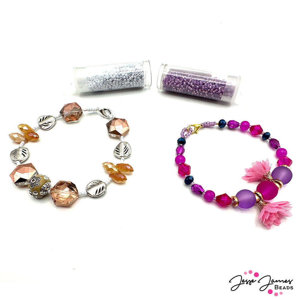 DIY Simple Bracelets with Seed Beads!