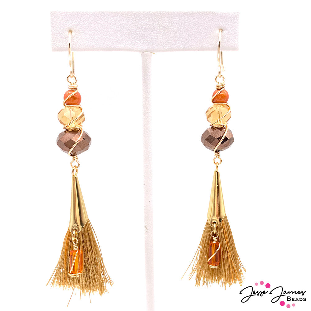 How-To Jewelry Tutorial: Pumpkin Spice 2 Ways Earring Tutorial!