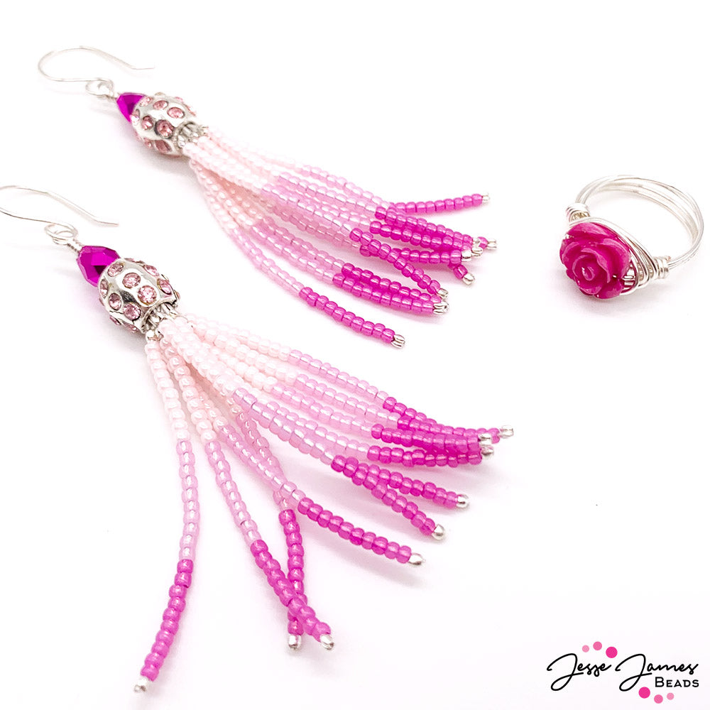 How-To Jewelry Tutorial: Flirty & Fun Earring & Ring Set